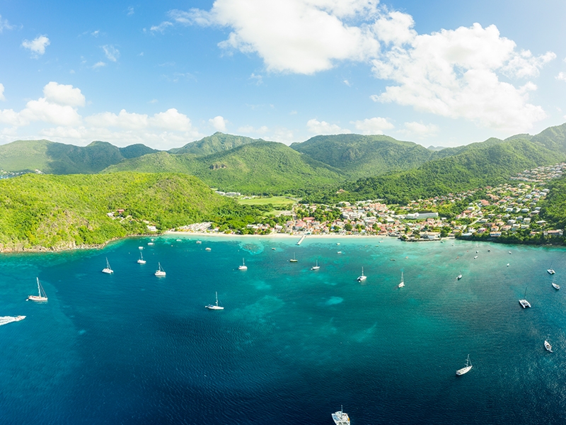 Segelreviere in der Karibik